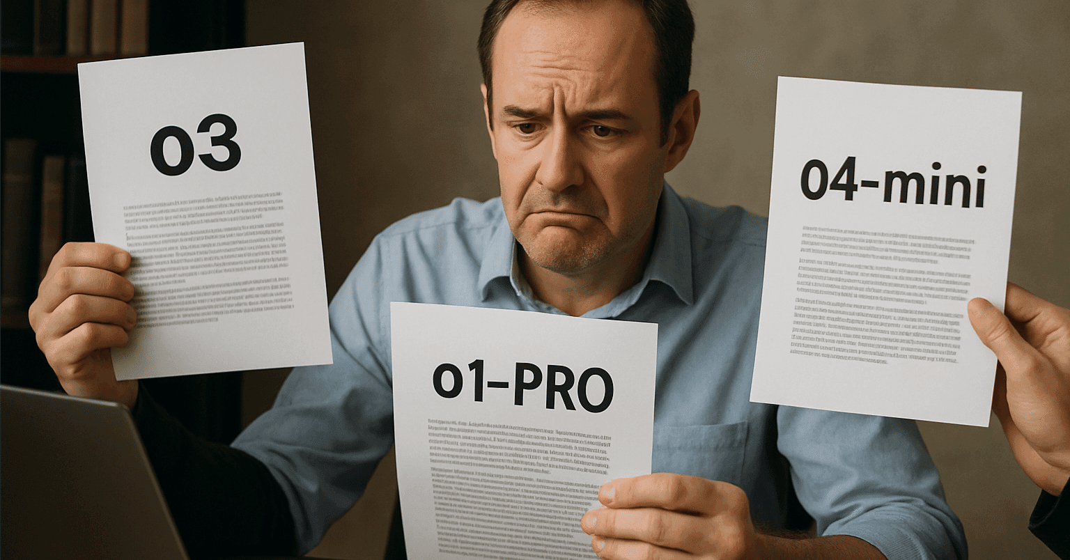 「新モデル祭り」の裏側―o3&o4-miniを試して分かったけど…使えるのは結局“o1-pro”だった件