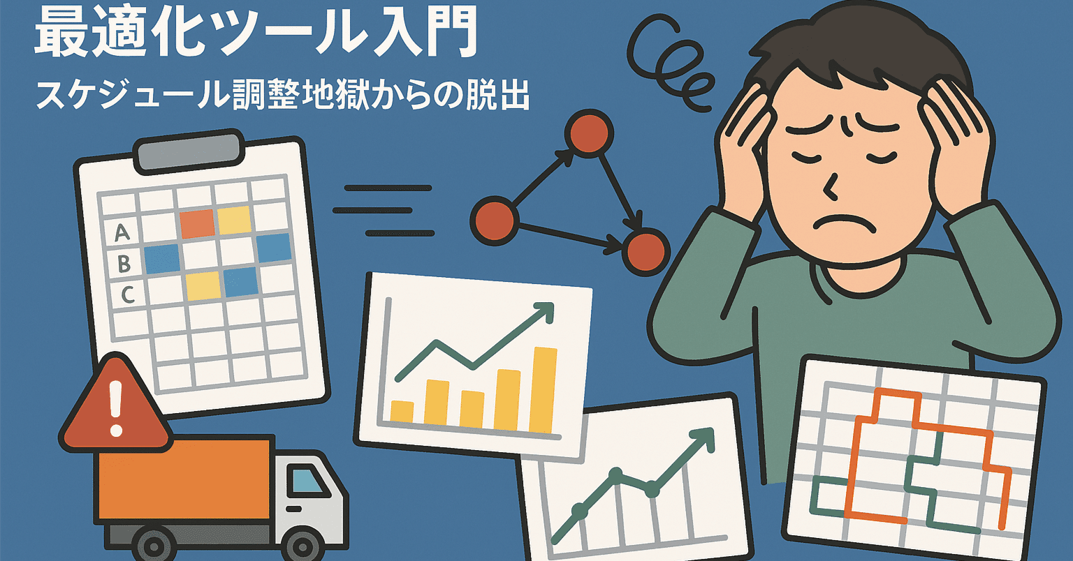 この業務、OR-Toolsで解けるじゃん！ – 最適化ツール入門